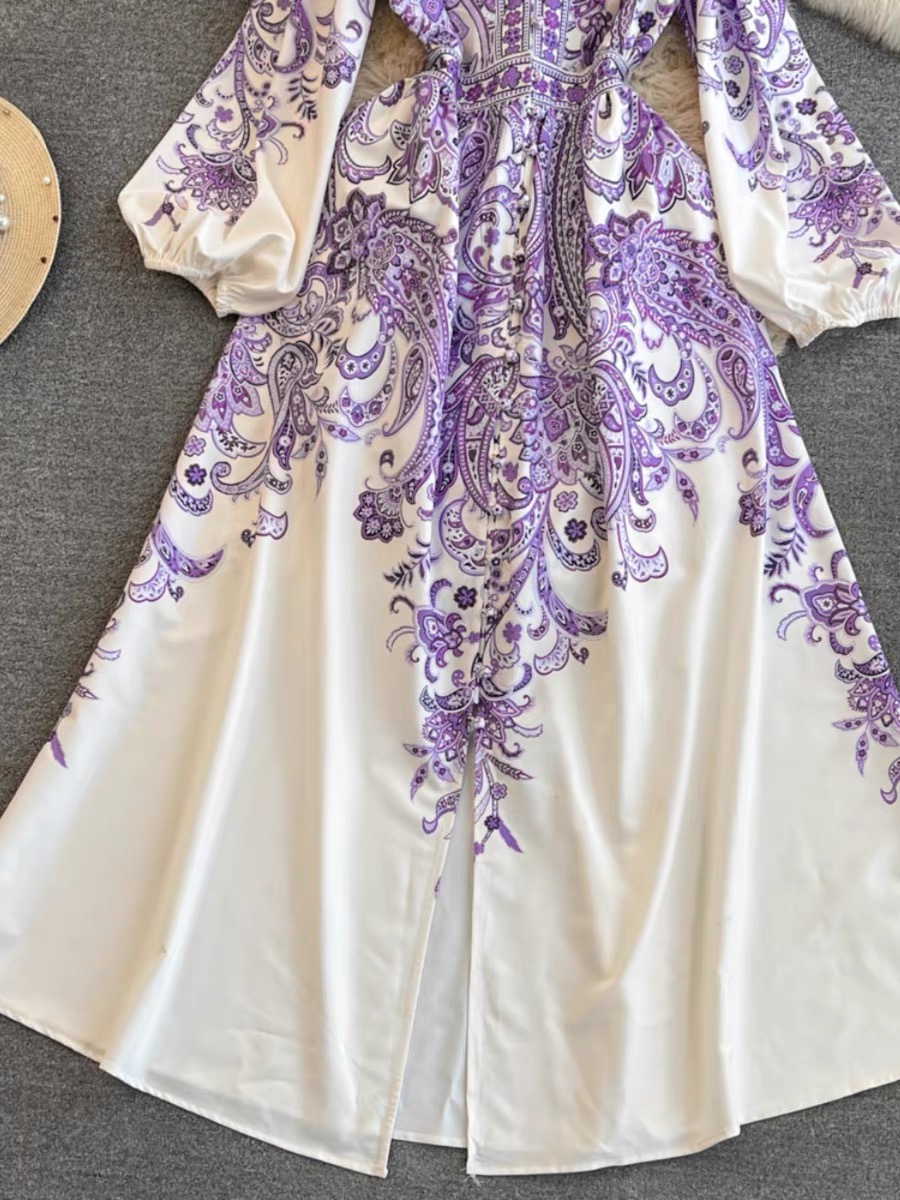 Push the boundaries print dress ED148 images